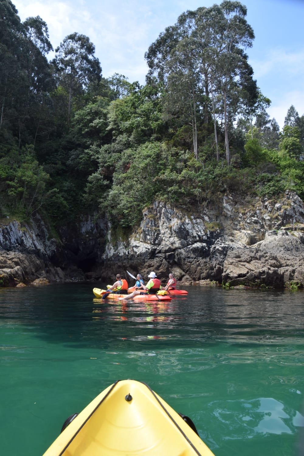 Kayak en Marina Coruña